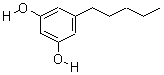 5-戊基间苯二酚分子式结构图