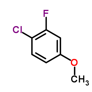 4-氯-3-氟苯甲醚分子式结构图