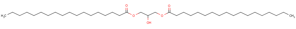 双硬脂酸甘油酯分子式结构图