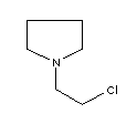 N-(2-氯乙基)吡咯烷分子式结构图