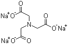 次氮基三乙酸钠盐分子式结构图