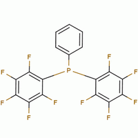 双(五氟苯基)苯膦分子式结构图