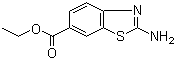 2-氨基苯并噻唑-6-羧酸乙酯分子式结构图