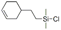 氯[2-(3-环己烯-1-基)乙基]二甲基硅烷分子式结构图