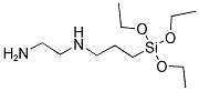 N-(β-氨乙基)-γ-氨丙基三乙氧基硅烷分子式结构图