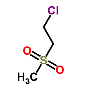 1-氯-2-(甲基磺酰基)乙烷分子式结构图