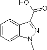 1-甲基-3-吲哚甲酸分子式结构图