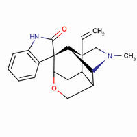 钩吻碱分子式结构图