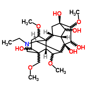 乌头原碱分子式结构图