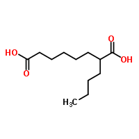 2-丁基辛二酸分子式结构图