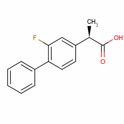 氟比洛芬分子式结构图