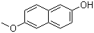 6-甲氧基-2-萘酚分子式结构图