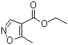 5-甲基-4-异噁唑甲酸乙酯分子式结构图