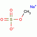 硫酸甲酯钠分子式结构图