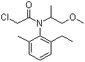 异丙甲草胺分子式结构图