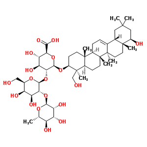 大豆皂苷BB分子式结构图