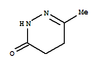 4,5-二氢基-6-甲基哒嗪酮分子式结构图