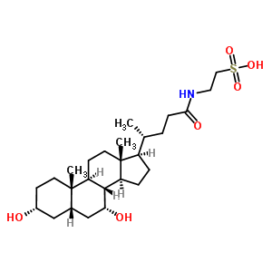 牛磺鹅去氧胆酸分子式结构图