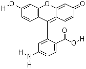 6-氨基荧光素分子式结构图