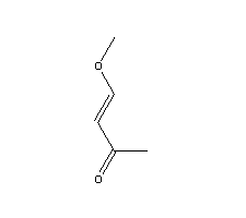 反式-4-甲氧基-3-丁烯-2-酮分子式结构图