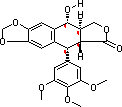 鬼臼毒素分子式结构图