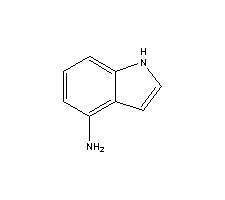 4-氨基吲哚分子式结构图