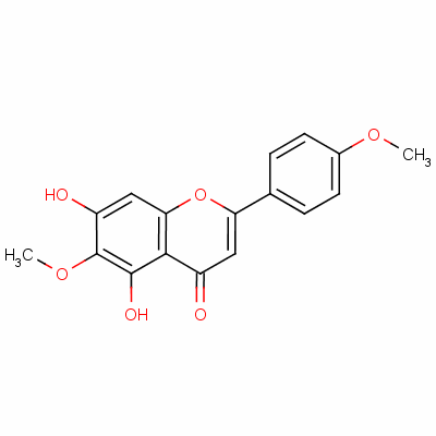 柳穿鱼黄素分子式结构图