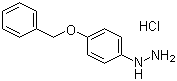 4-苄氧基苯肼盐酸盐分子式结构图