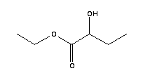 羟基丁酸乙酯;95%分子式结构图