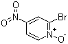 2-溴-4-硝基吡啶氧化物分子式结构图