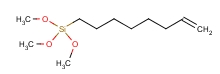 7-辛烯基三甲氧基硅烷分子式结构图