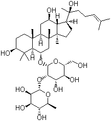 人参皂苷 Rg2分子式结构图