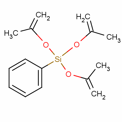 苯基三(异丙烯氧基)硅烷分子式结构图