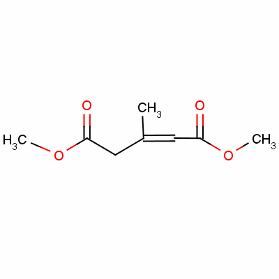 3-甲基戊稀二酸二甲酯分子式结构图