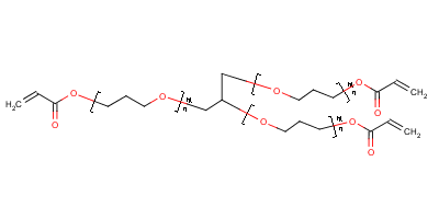 甘油三羟丙基醚三丙烯酸酯分子式结构图