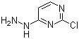 2-氯-4-肼基嘧啶分子式结构图