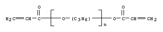 聚丙二醇二丙烯酸酯分子式结构图