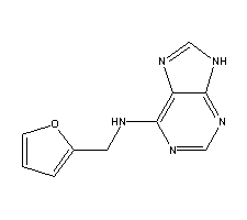 6-糠氨基嘌呤分子式结构图