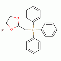 (1,3-二氧环戊基-2-甲基)三苯基溴化膦分子式结构图