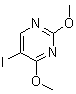 5-碘-2,4-二甲氧基嘧啶分子式结构图