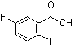 5-氟-2-碘苯甲酸分子式结构图