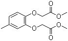 4-甲基邻苯二酚二乙酸二甲酯分子式结构图