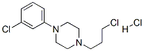 1-(3-氯苯基)-4-(3-氯丙基)-哌嗪盐酸盐分子式结构图