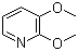 2,3-二甲氧基吡啶分子式结构图