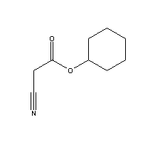 氰乙酸环己酯分子式结构图