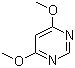 4,6-二甲氧基嘧啶分子式结构图