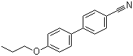 4-丙氧基-4'-氰基联苯分子式结构图