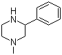 1-甲基-3-苯基哌嗪分子式结构图