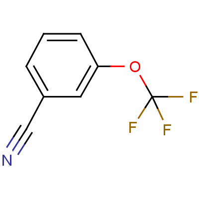 间三氟甲氧基苯腈分子式结构图