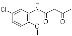 乙酰乙酰-2-甲氧基-5-氯苯胺分子式结构图